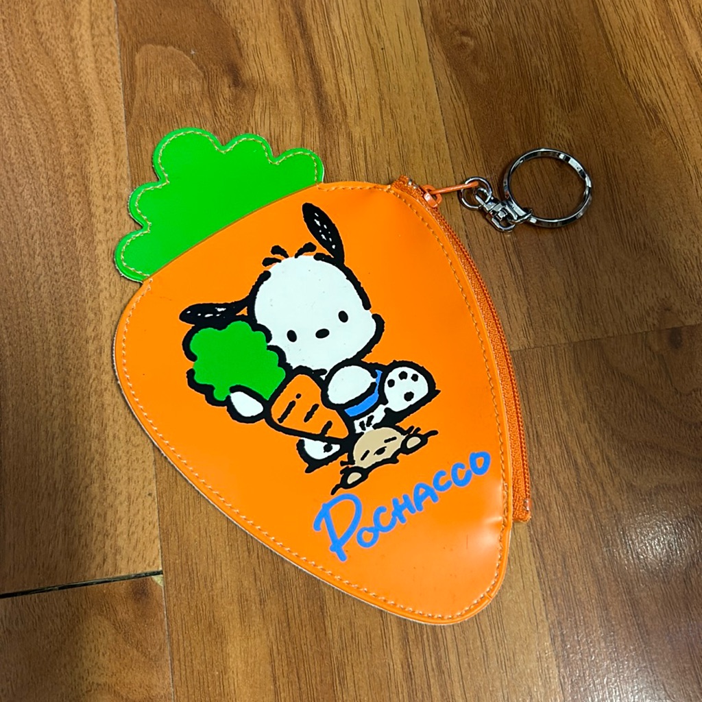 Sanrio Pochacco Carrot Coin Purse